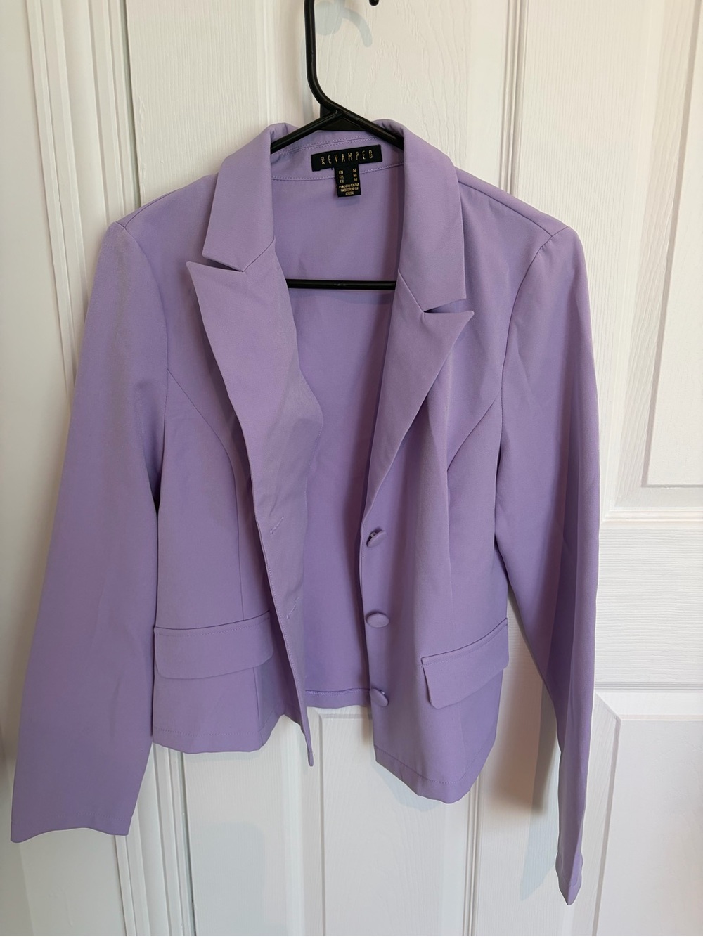 Revamped Lavender Tailored Blazer
